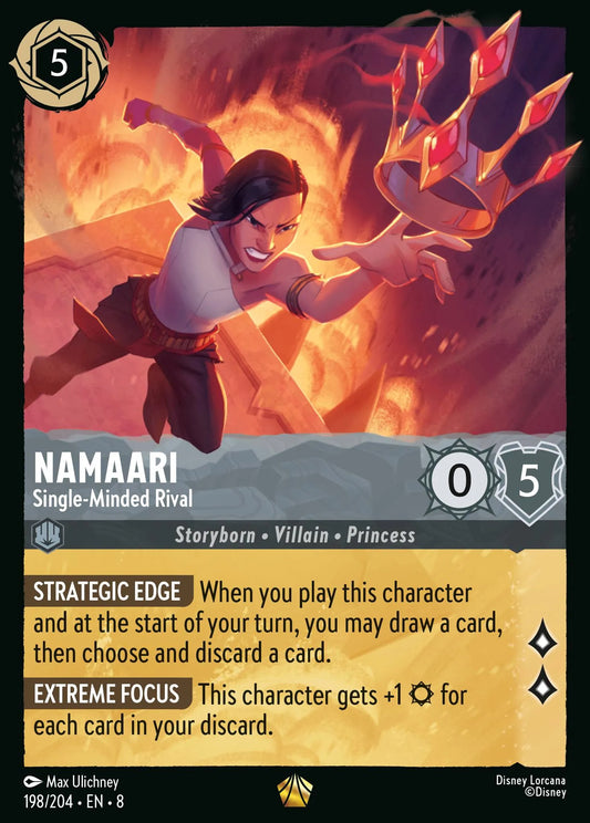 Lorcana TCG - Namaari - Single-Minded Rival - Legendary 198/204