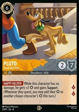 Lorcana TCG - Pluto - Tried and True - Holo Promo - 27/P2