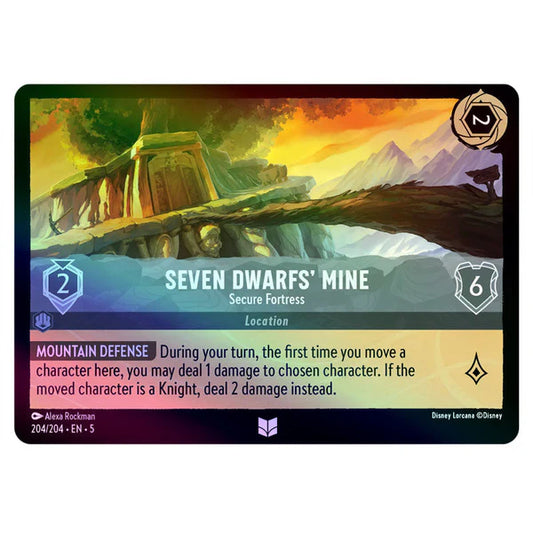 Lorcana TCG - Seven Dwarf's Mine - Holo Uncommon 204/204