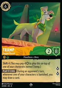 Lorcana TCG - Tramp - Dapper Rascal - Super Rare 22/204