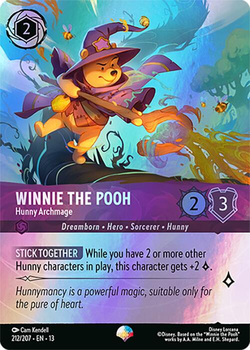 Lorcana TCG - Winnie the Pooh - Hunny Archmage - Epic 212/204