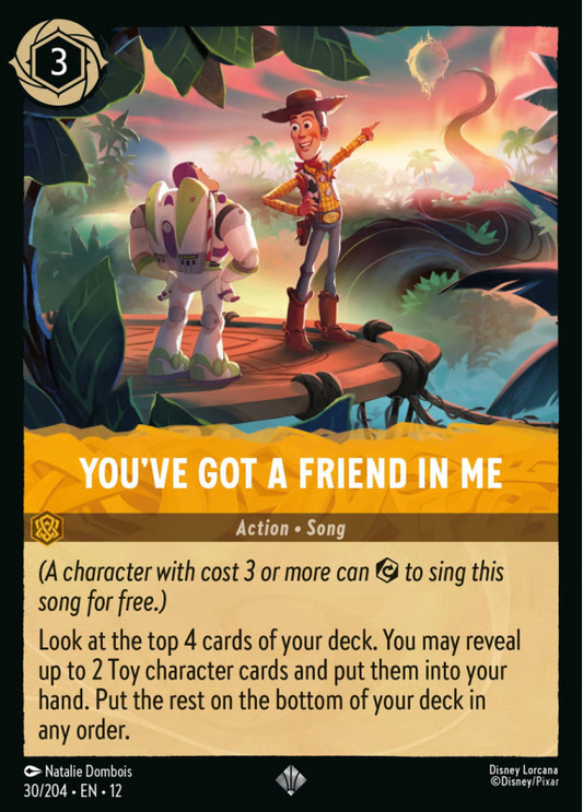 Lorcana TCG - You've Got A Friend In Me - Super Rare 30/204