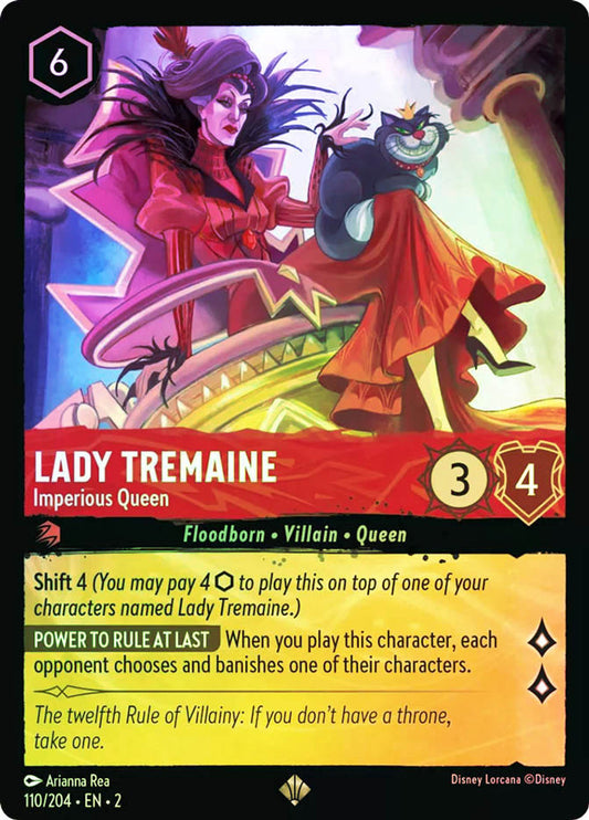 Lorcana TCG Lady Tremaine Imperious Queen 110/204 (Holo)