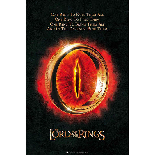 Lord of the Rings One Ring Poster