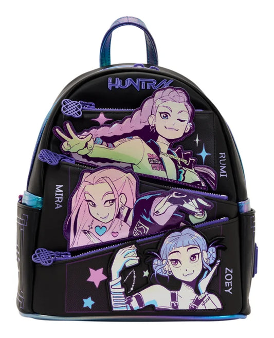 Loungefly - K-Pop Demon Hunters Huntrix Mini Backpack