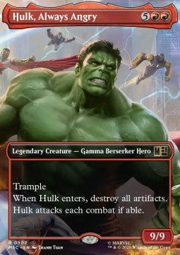 MAgic the Gathering - Hulk, Always Angry (MSC 0502)