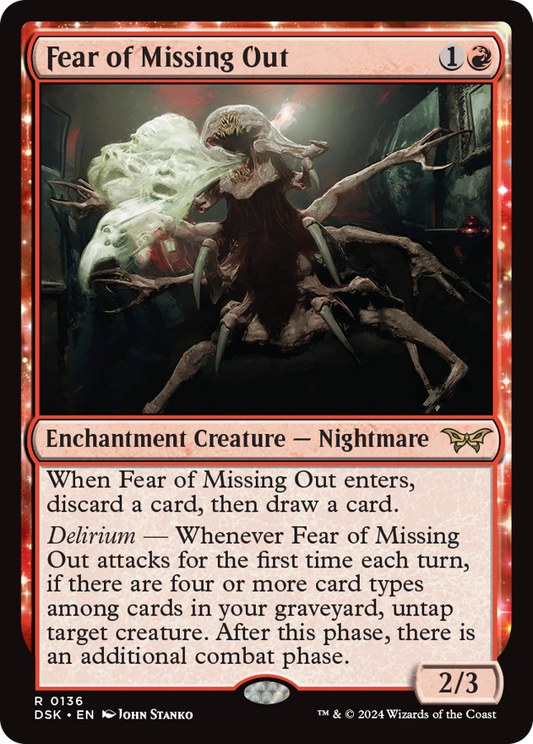 Magic the Gathering Fear of Missing Out #0136 DSK