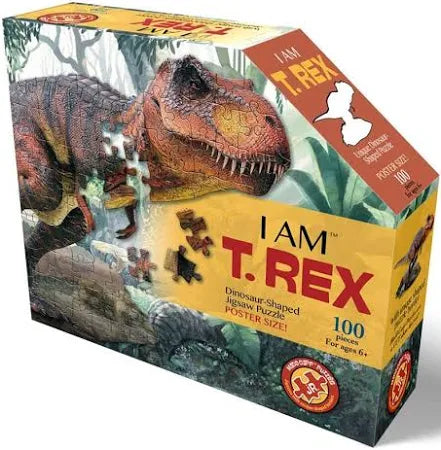 Madd Capp I Am T-Rex 100pc Animal Shaped Puzzle