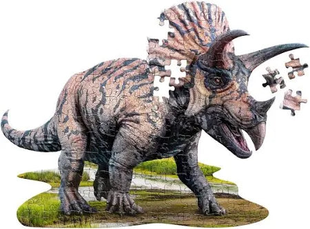 Madd Capp I Am Triceratops 100pc Animal Shaped Puzzle