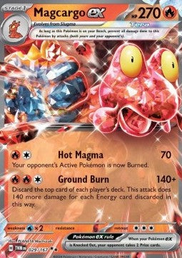 Pokemon TCG Magcargo ex (TWM 029)
