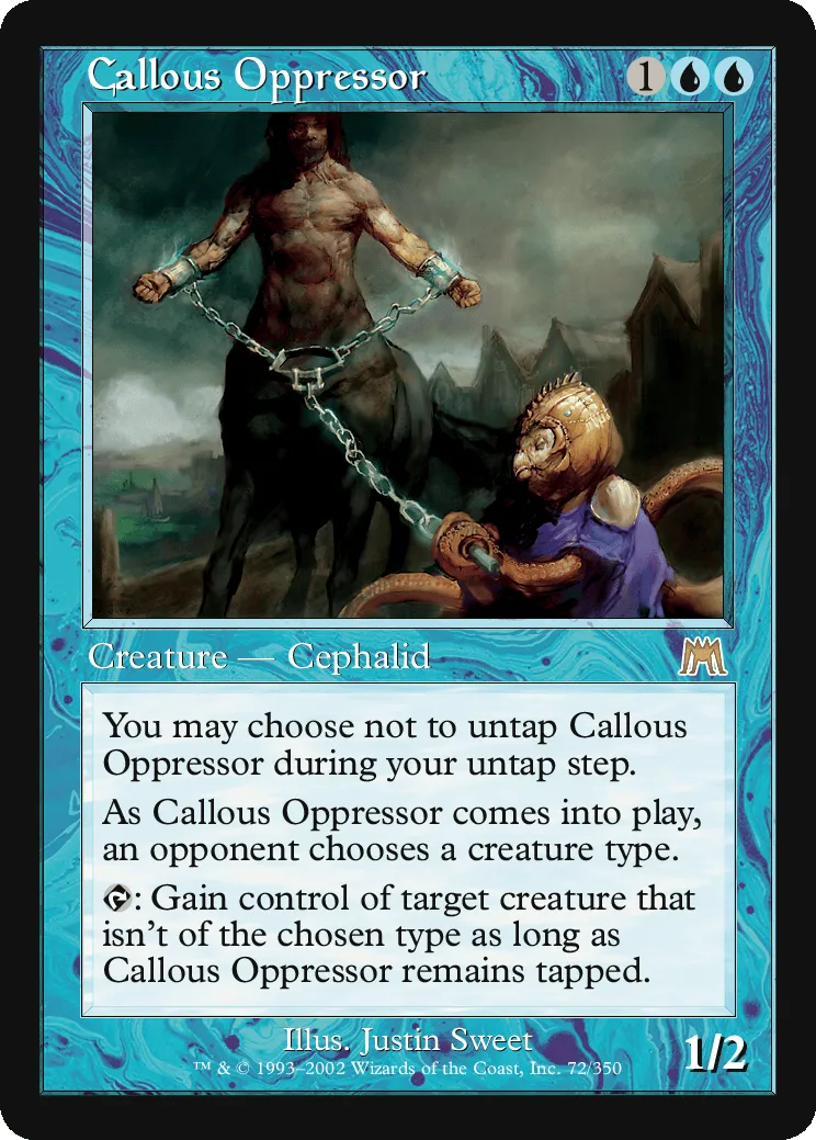 Magic The Gathering Callous Oppressor #072 ONS