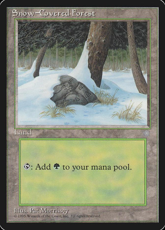 Magic The Gathering Snow-Covered Forest ICE