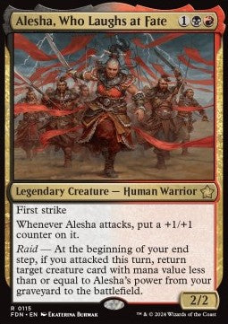 Magic the Gathering - Alesha, Who Laughs at Fate (FDN 0115)