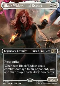 Magic the Gathering - Black Widow, Intel Expert (MSC 0504)
