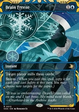 Magic the Gathering - Brain Freeze (SOA 0013) [Foil]