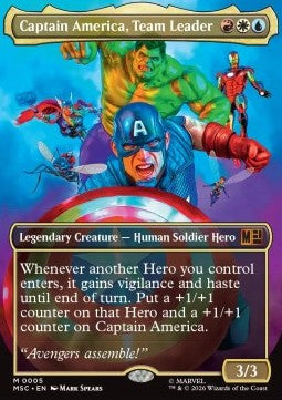 Magic the Gathering - Captain America, Team Leader (MSC 0005)