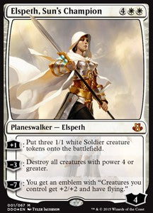 Magic the Gathering - Elspeth, Sun's Champion (DDO 001/067) [Foil]