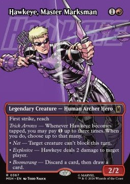 Magic the Gathering - Hawkeye, Master Marksman ( MSH 0367) [Foil]