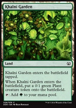 Magic the Gathering - Khalni Garden (DDR 028/076)