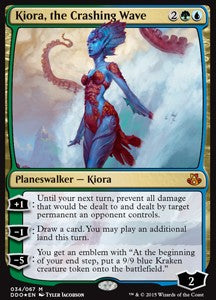 Magic the Gathering - Kiora, the Crashing Wave (DDO 034/067) [Foil]