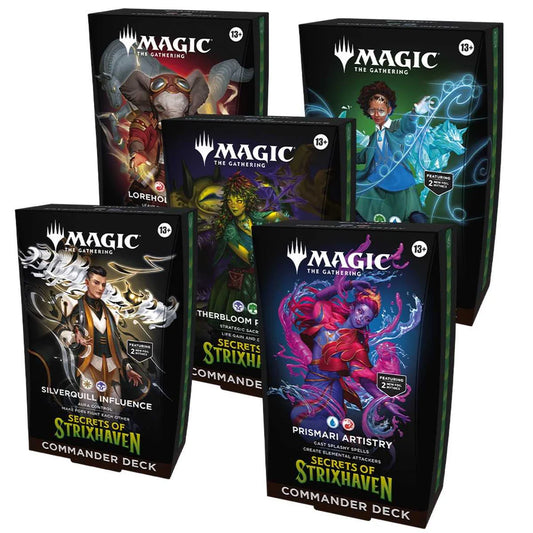 Magic the Gathering - Secrets of Strixhaven Commander Decks