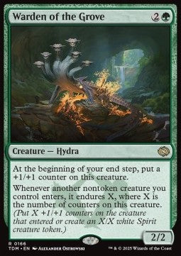 Magic the Gathering - Warden of the Grove (TDM 0166)