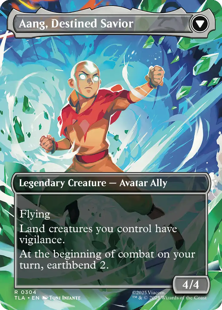 Magic the Gathering Aang, at the Crossroads (TLA 0304)