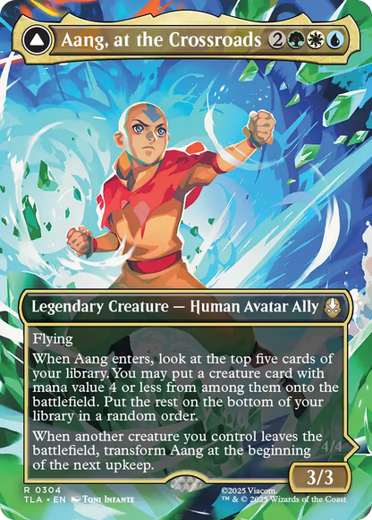 Magic the Gathering Aang, at the Crossroads (TLA 0304)