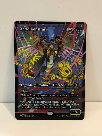 Magic the Gathering Aerid Konstrari (FRA 0407) [Foil]