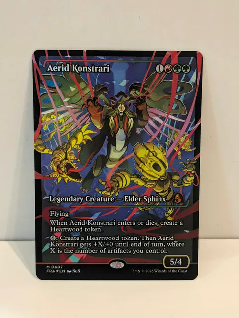Magic the Gathering Aerid Konstrari (FRA 0407) [Foil]
