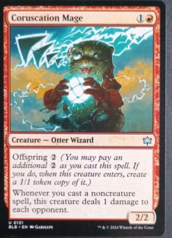 Magic the Gathering Coruscation Mage (BLB 0131)