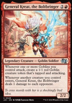 Magic the Gathering General Kreat, the Boltbringer (J25 0048)