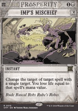 Magic the Gathering Imp's Mischief (OTP 0015)