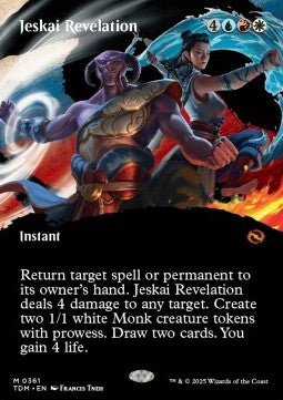 Magic the Gathering Jeskai Revelation (TDM 0361)