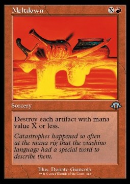 Magic the Gathering Meltdown (XMH3 418) [Foil]