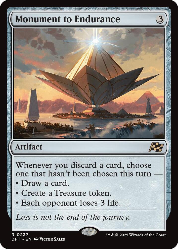 Magic the Gathering Monument to Endurance (DFT 0237)