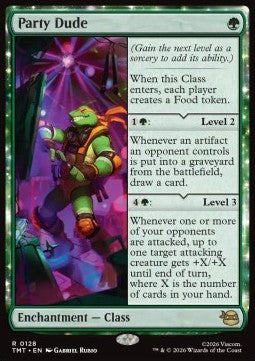 Magic the Gathering Party Dude (TMT 0128) [Foil]