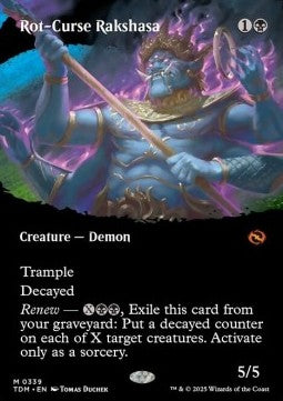 Magic the Gathering Rot-Curse Rakshasa (TDM 0339)