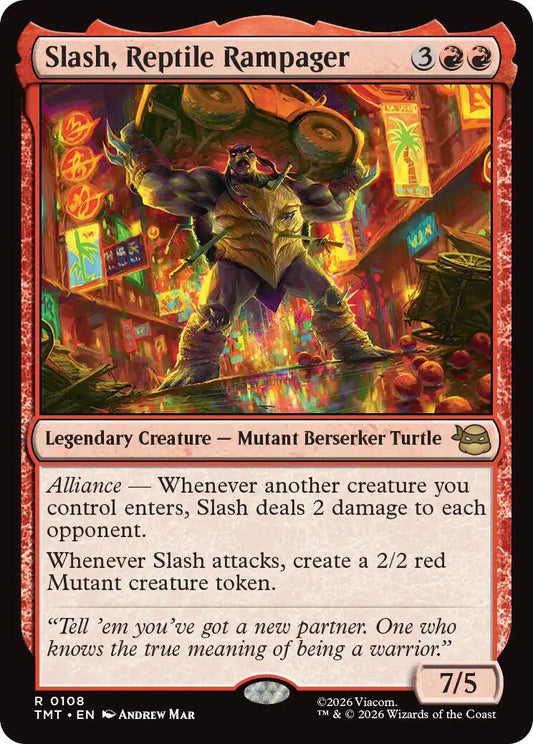 Magic the Gathering Slash, Reptile Rampager (TMT 0108)