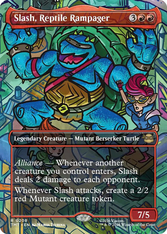 Magic the Gathering Slash, Reptile Rampager (TMT 0208)