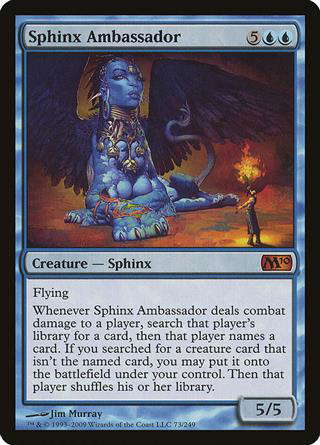Magic the Gathering Sphinx Ambassador #073 M10