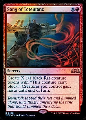 Magic the Gathering Song of Totentanz #0150 WOE (Holo)