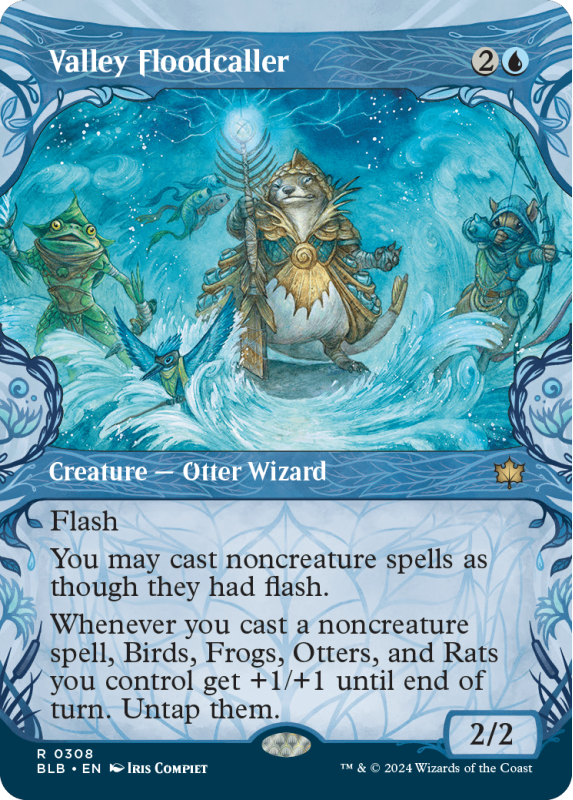 Magic the Gathering Valley Floodcaller #0308 BLB