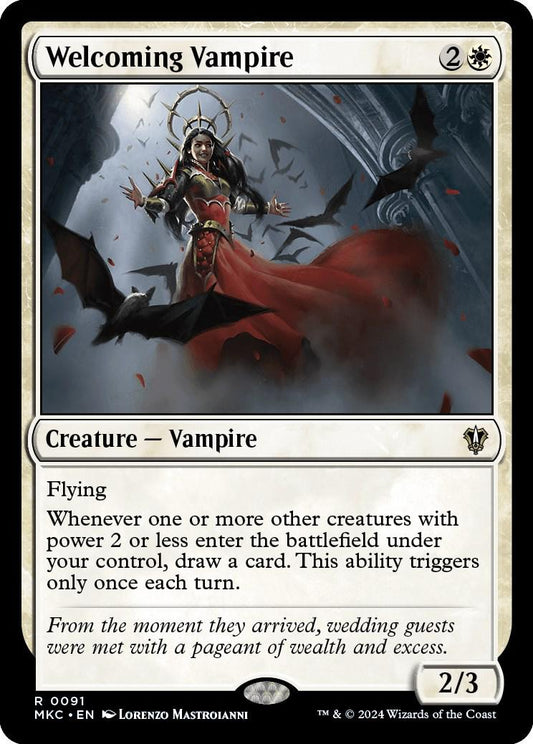 Magic the Gathering Welcoming Vampire (MKC 0091)