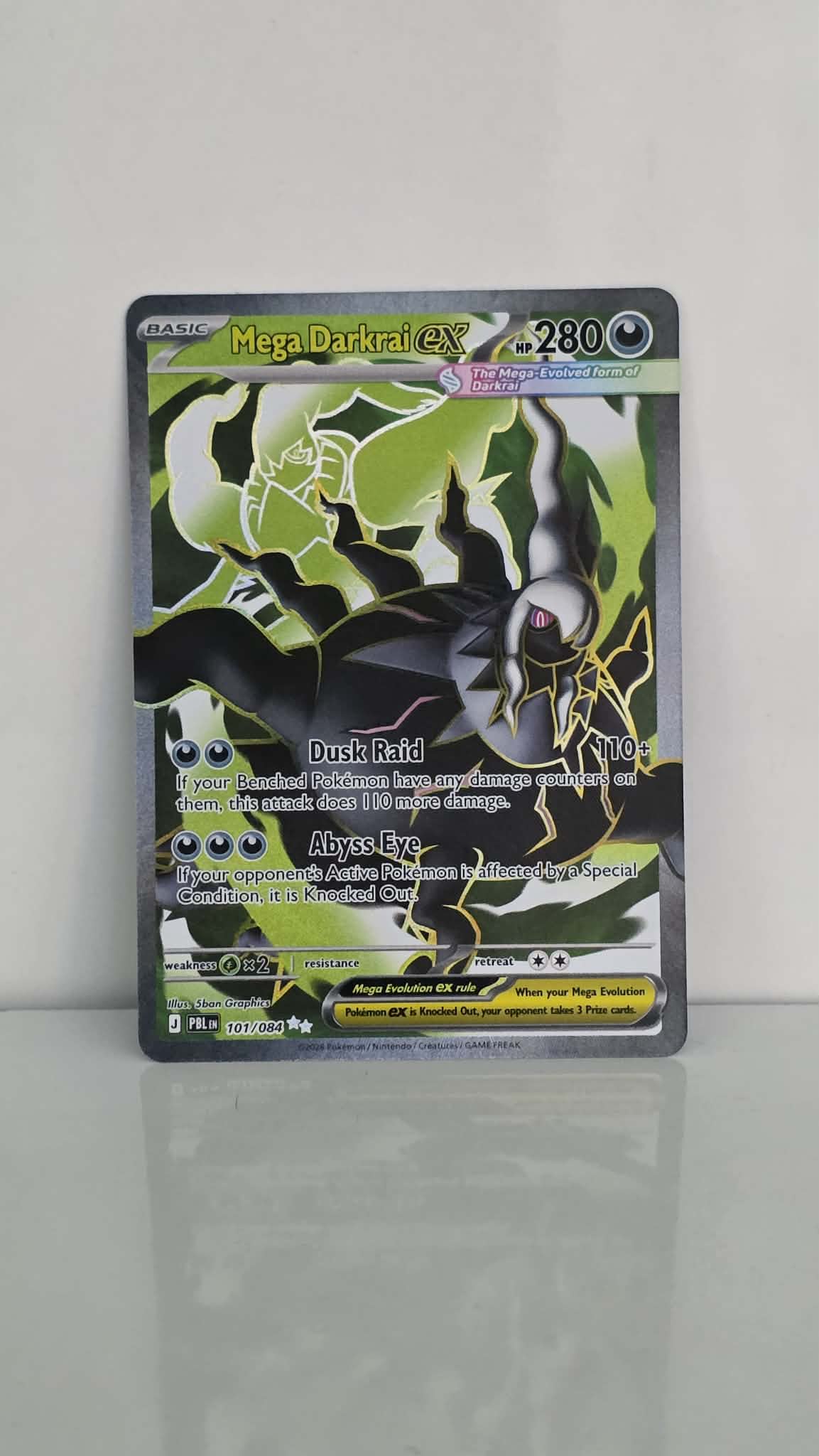 Pokemon TCG Mega Darkrai ex (PBL 101)