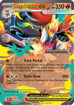 Pokemon TCG Mega Delphox ex (PBL 008)