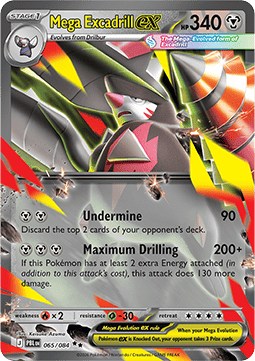 Pokemon TCG Mega Excadrill ex (PBL 065)