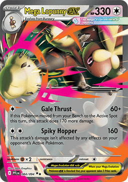 Pokemon TCG Mega Lopunny ex (PFL 084)