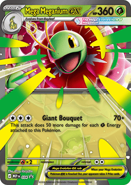 Pokemon TCG Mega Meganium ex (MEP 034)