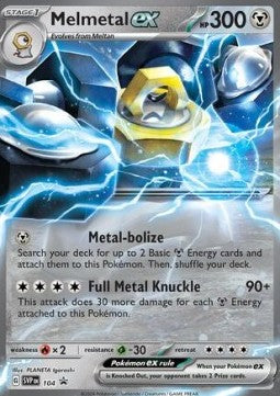 Pokemon TCG Melmetal ex (SVP 104)
